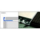 CHANT DROIT INOX 250 CM 12 PROFILE CARRELAGE CL 1270